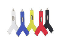 Tragbare Handys verdoppeln 5V USB Art des Auto-Ladegerät-Y Mikrousb-Autoladegeräte