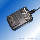 Wechselstrom-/DC-Stromadapter 12 Volt 1,0 Ampere UL-CER-FCC GS SAA C-TICK