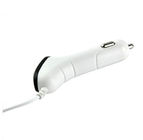Weißes ABS + PC Iphone Usb-Auto-Ladegerät-Adapter, Smartphone tragbarer Usb-Auto-Adapter
