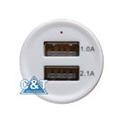 Zwei portierbares USB Auto-Ladegerät der USB-Port-3.1A für iPhone 6 6 Plus/iPad Luft