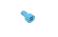 2 in 1 Licht des Universalität USB-Auto-Ladegeräts LED für die Smartphones blau