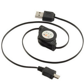Einziehbare Mikro usb-Kabelladegerätkabel