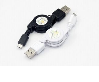 Einziehbare Mikro usb-Kabelladegerätkabel