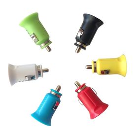Hellgrüne Mini-USB-Auto-Ladegerät-tragbares Mikro 1.2A mit einzelnem USB
